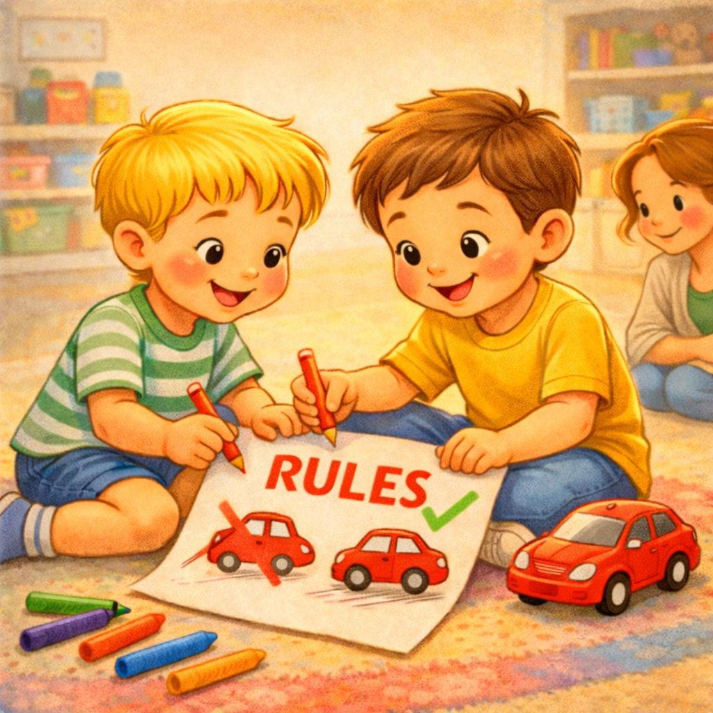 A Boy Learns to Share – An Interactive Story About Emotions