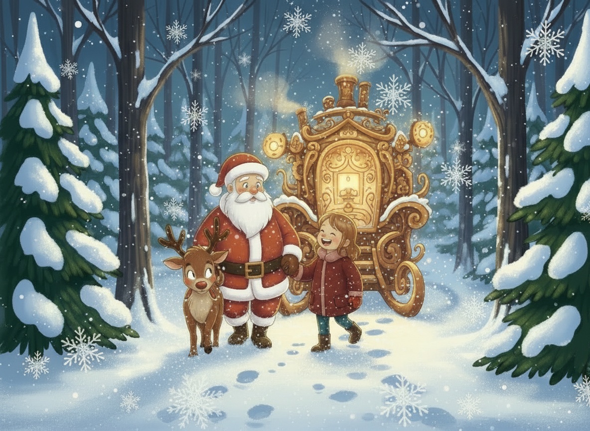 A Fairy Tale About a Little Girl and a Reindeer